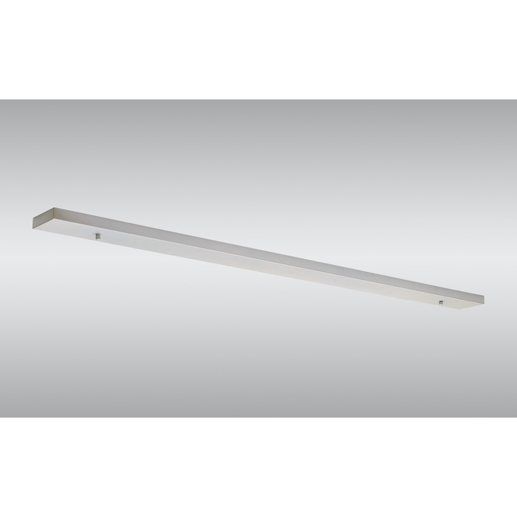 White No Hole Rectangular Ceiling Plate - 1400mm x 100mm