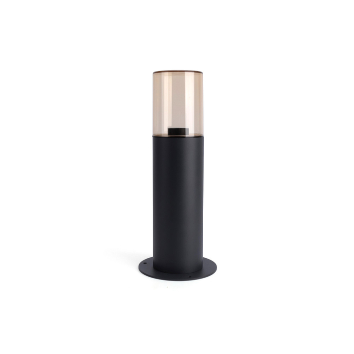 Winchester Aluminium Dark Grey 400mm Led Aluminium Outdoor Bollard Light Complete With Glass - IP65