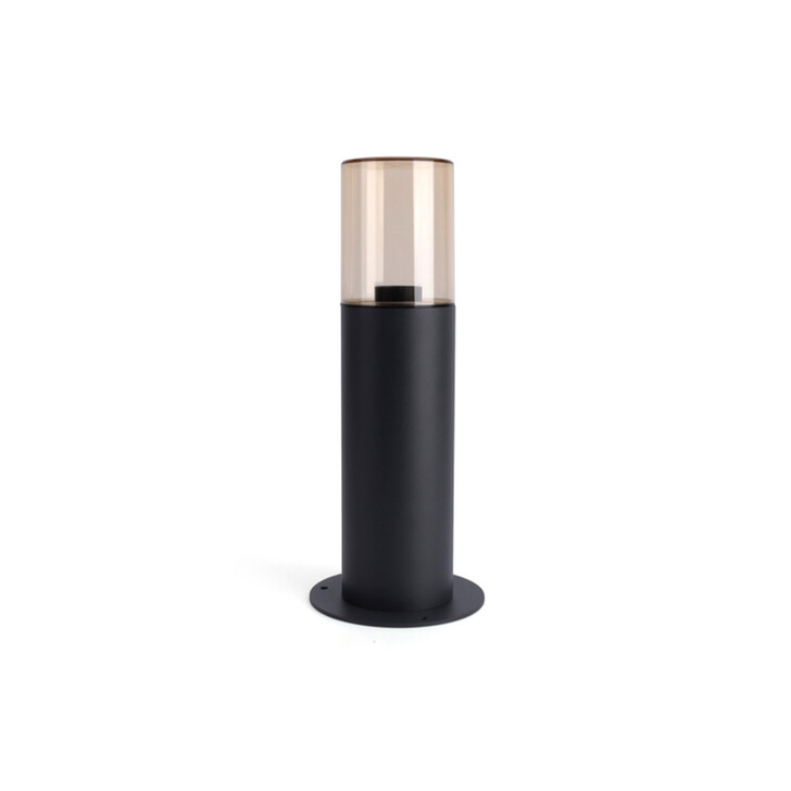 Winchester Aluminium Dark Grey 400mm Led Aluminium Outdoor Bollard Light Complete With Polycarbonate - IP65