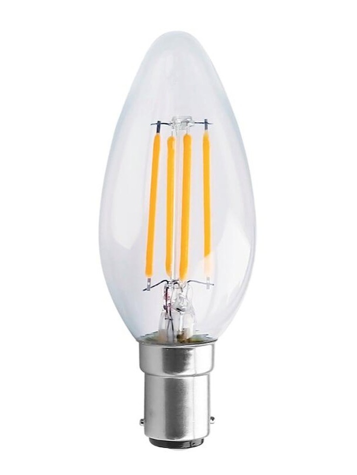 4W B15 CLEAR DIMMABLE LED CANDLE LAMP - 2700K