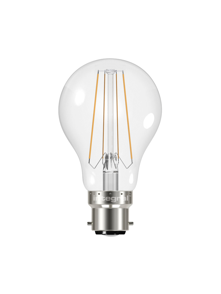 6.3W B22 Warm White Clear Gls Led Filament Lamp - 2700K