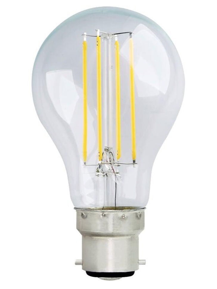 7W B22 CLEAR DIMMABLE LED GLS LAMP - 2700K