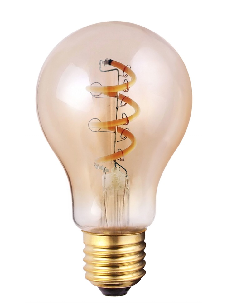 7W E27 AMBER DIMMABLE GLS LED LAMP - 2200K