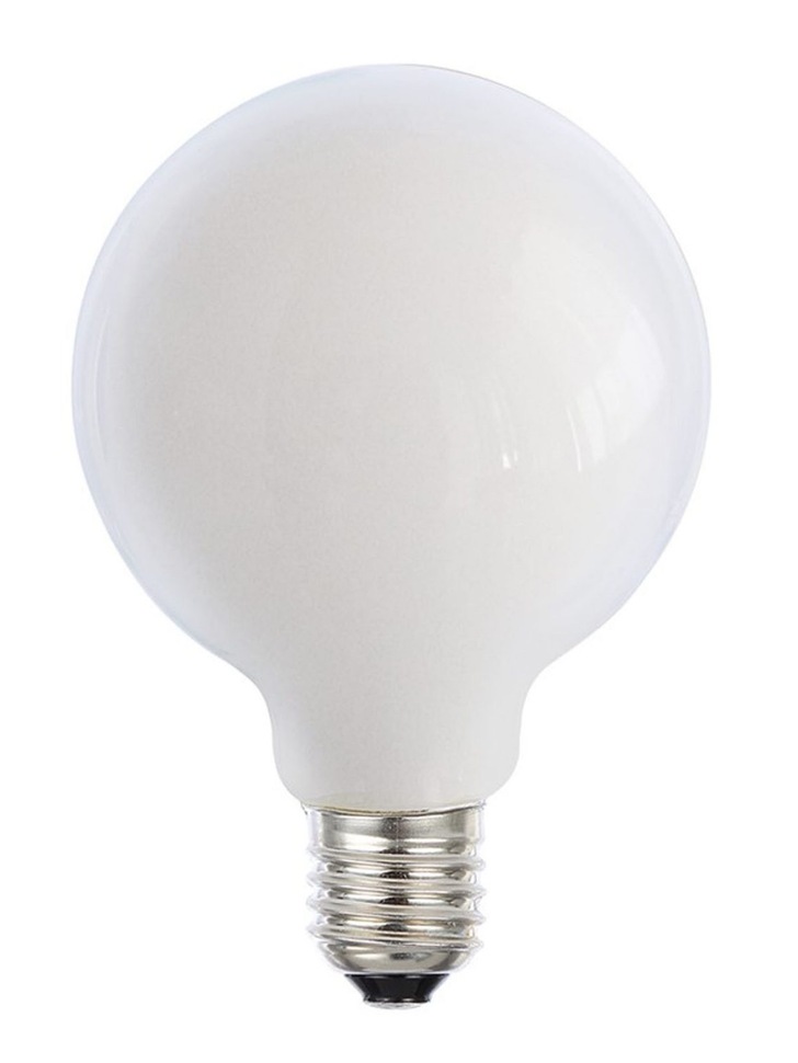 8W E27 OPAL DIMMABLE LED 125MM GLOBE LED LAMP - 2700K