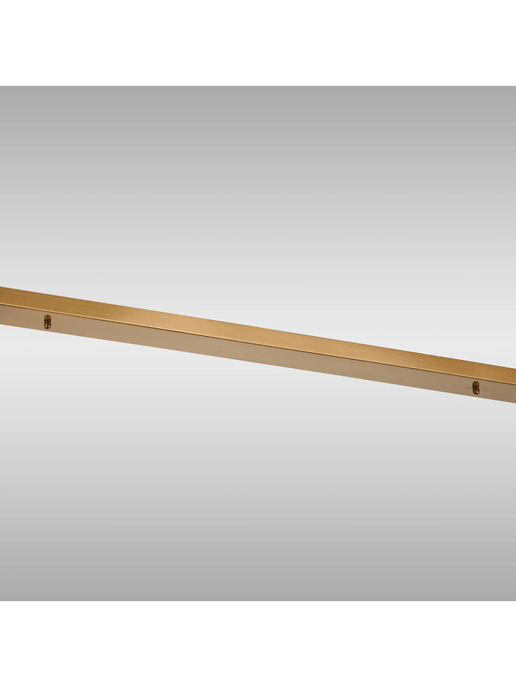 Brass No Hole Linear Bar Ceiling Plate - 1100mm x 100mm