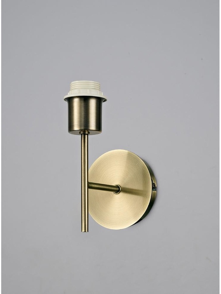 Deco Carlton D0370 Antique Brass Single Wall Light