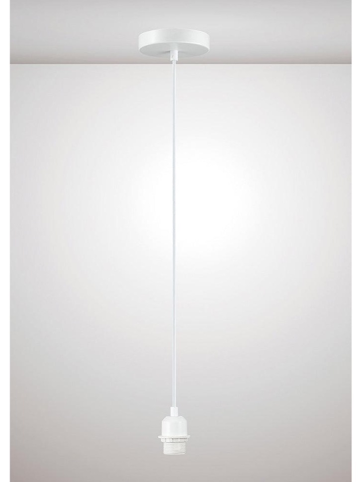 Deco Dreifa D0181 Matt White With White Cable Ceiling Suspension Kit