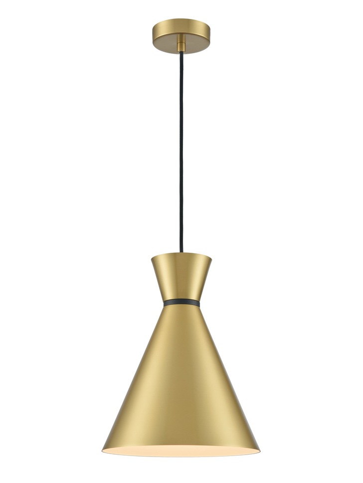 Franklite Happy Medium Satin Brass Pendant