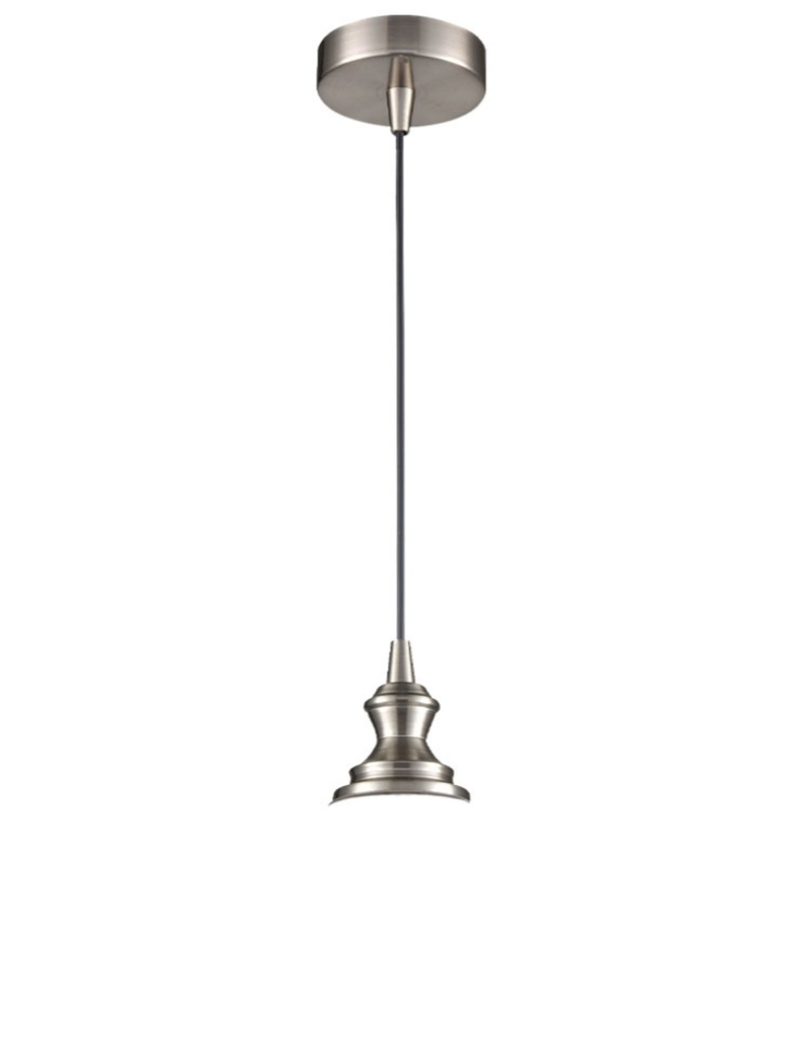 Franklite Refract Satin Nickel Finish Single Pendant Suspension