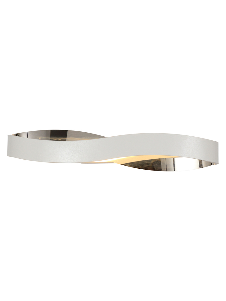 Idolite Altar White/Polished Chrome Led Wall Light - 3000K