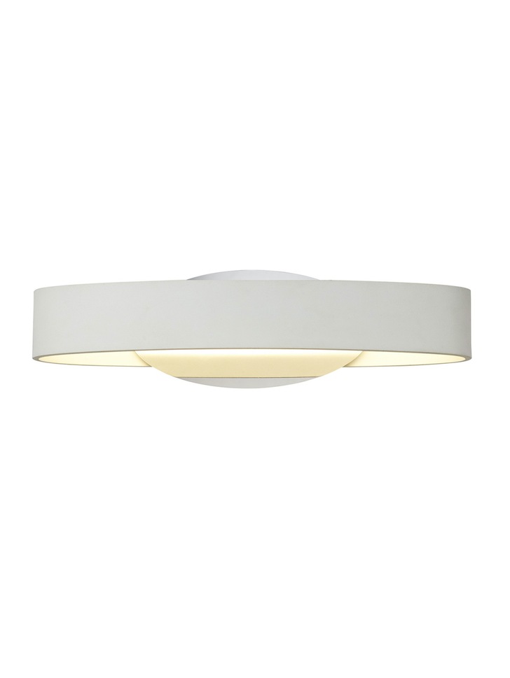 Idolite Blackfriars White/Polished Chrome/Frosted White Led Wall Light - 3000K