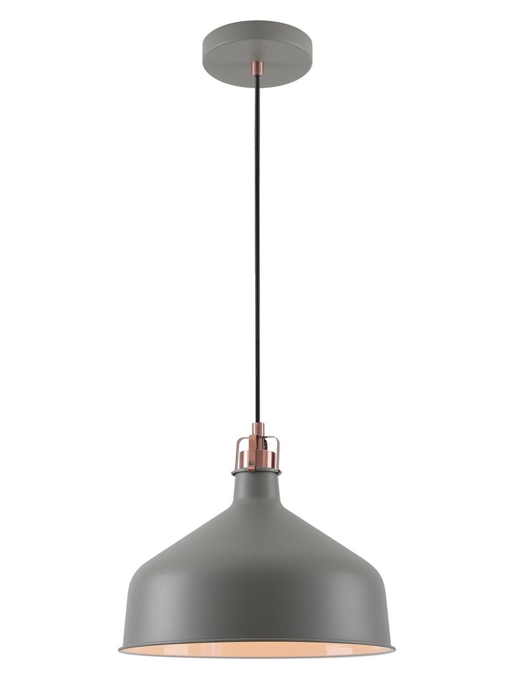 Idolite Blackwall Sand Grey/Copper Large Single Pendant