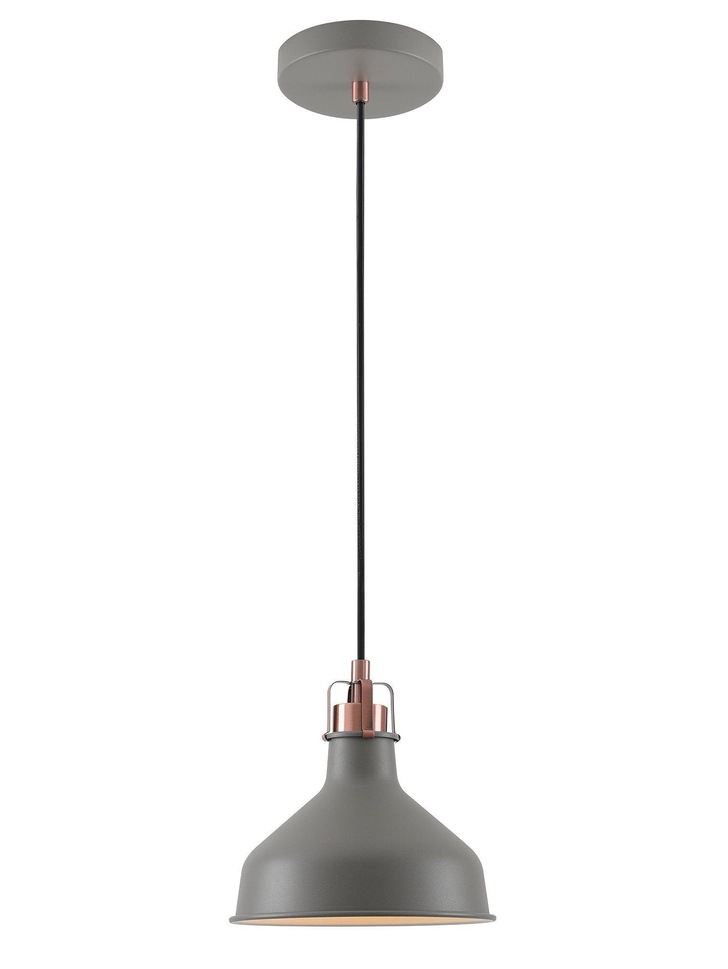 Idolite Blackwall Sand Grey/Copper Small Single Pendant