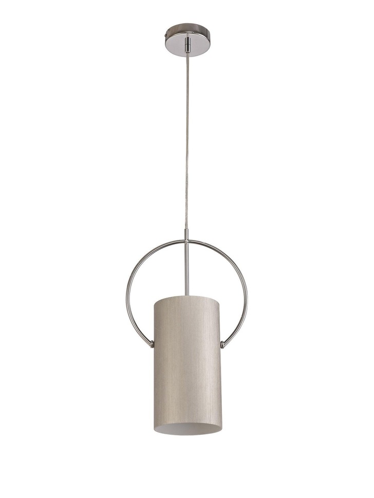 Idolite Dinara Satin Nickel/Polished Chrome Single Pendant