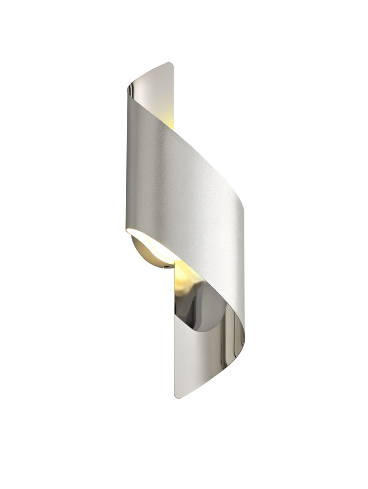 Idolite Kenton Silver/Polished Chrome Led Wall Light - 3000K