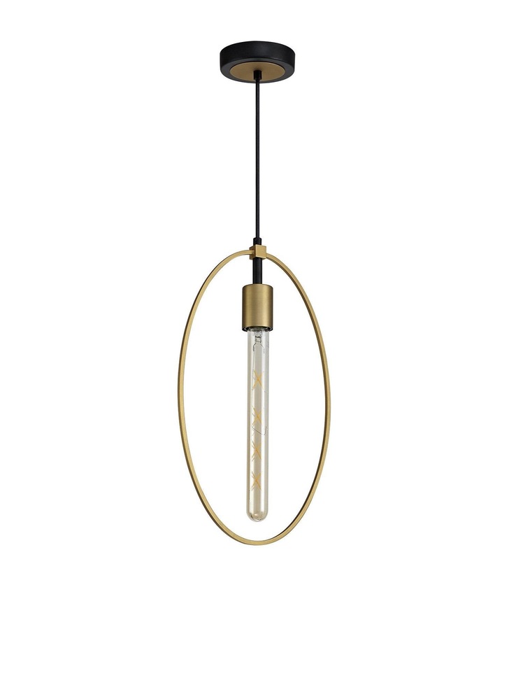 Idolite Kneiff Matt Gold/Black Small Large Pendant