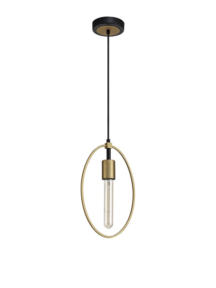 Idolite Kneiff Matt Gold/Black Small Single Pendant