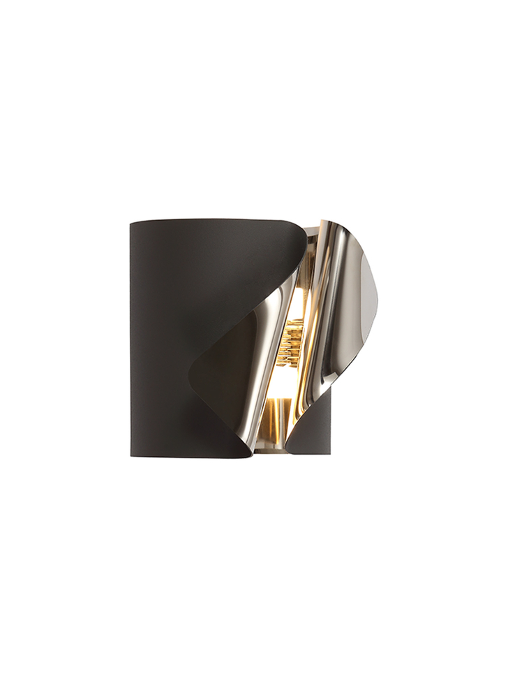 Idolite Marmolejo Anthracite/Polished Chrome Led Wall Light - 3000K