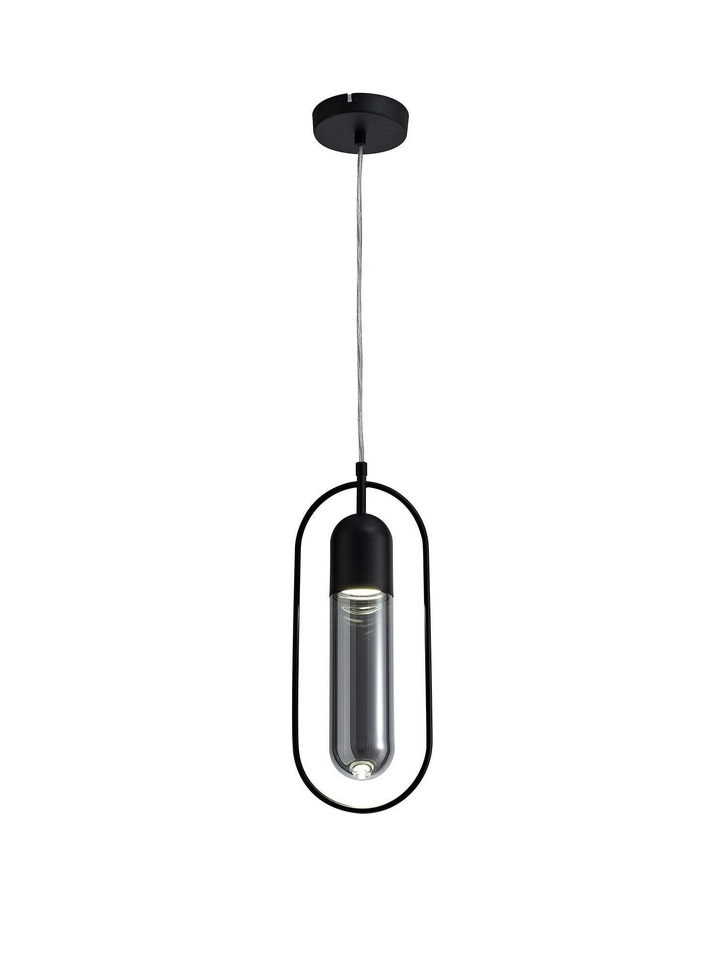 Idolite Queensbury Black/Smoked Single Pendant