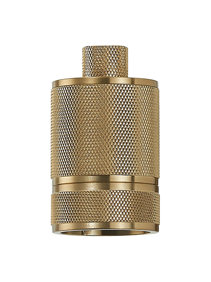 Idolite Rumi Antique Black Knurled Lampholder - E27