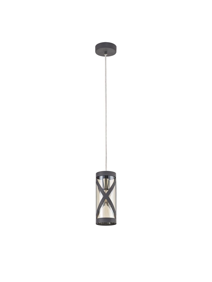 Idolite Ural Matt Grey Finish Single Pendant