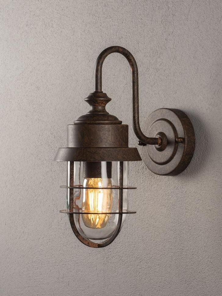 Konstsmide Cerignola Rust Exterior Wall Light