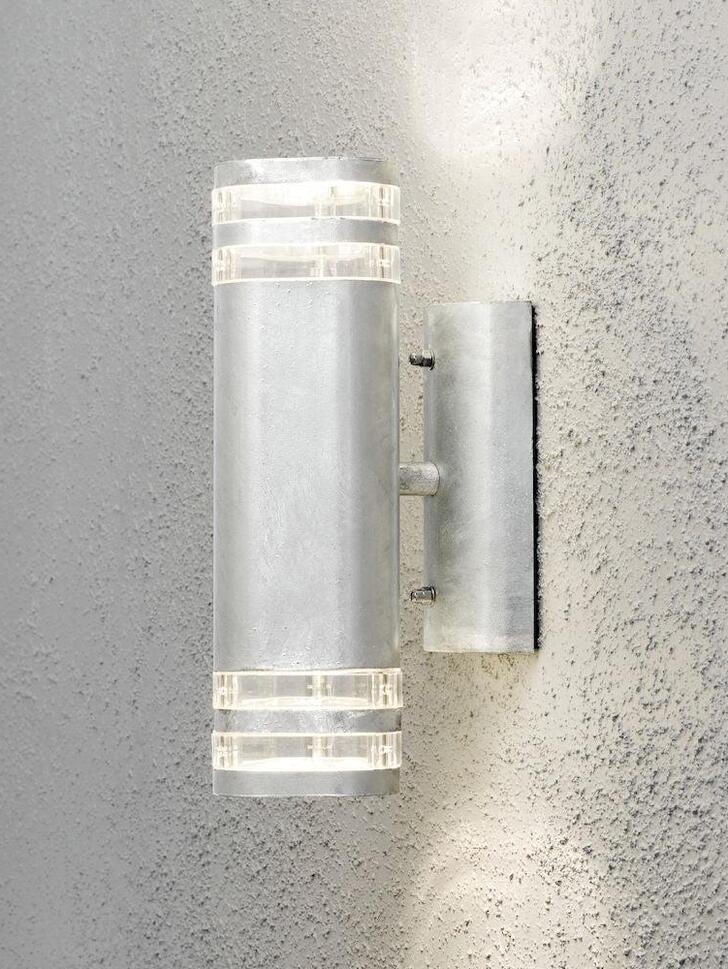 Konstsmide Modena Galvanised Up And Down Exterior Light