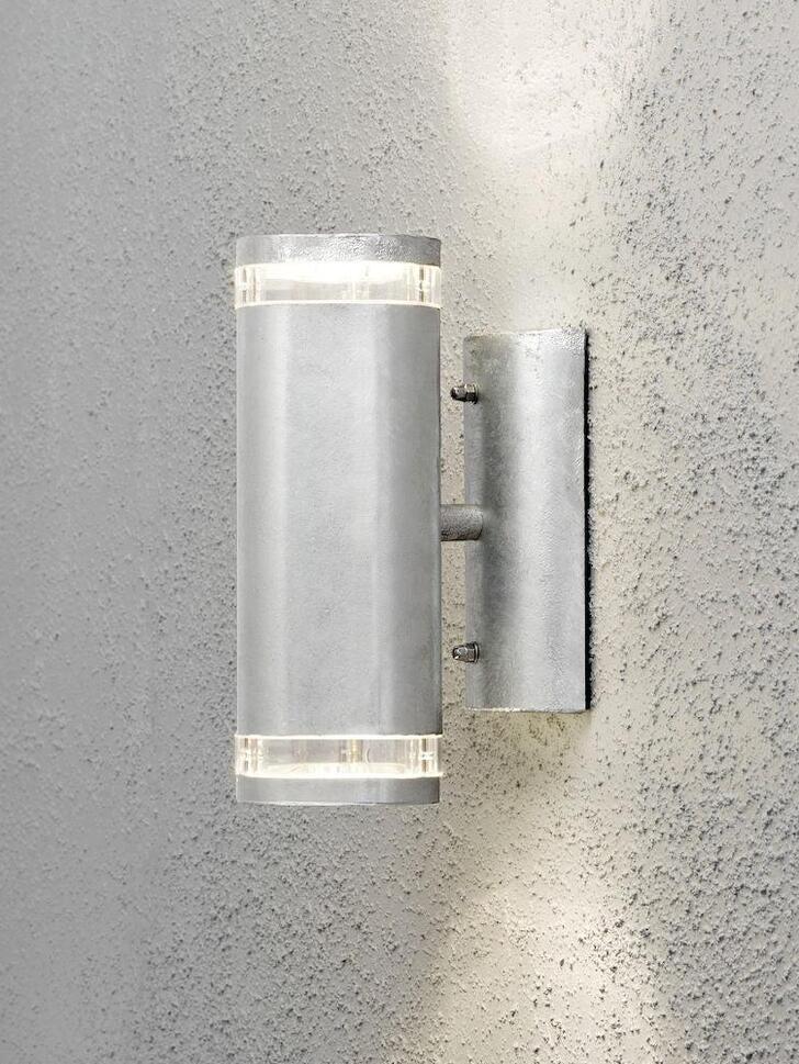 Konstsmide Modena Galvansied Up And Down Exterior Wall Light