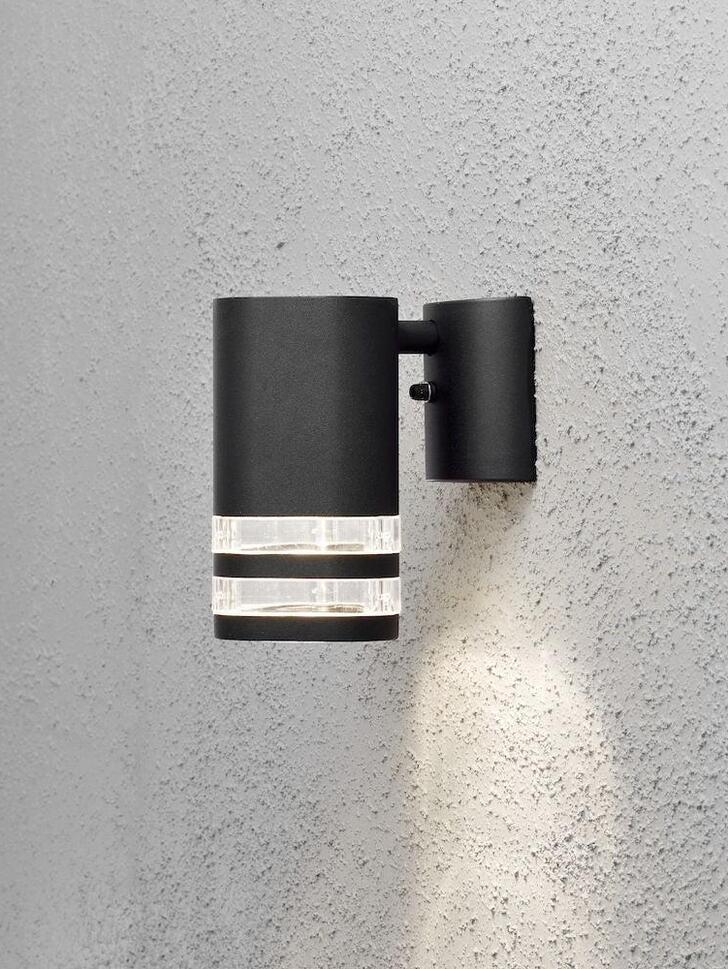 Konstsmide Modena Matt Black Downward Exterior Light