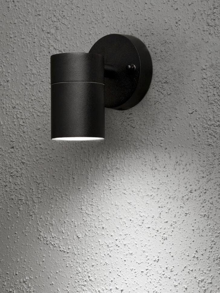 Konstsmide Modena Matt Black Downward Facing Exterior Wall Light