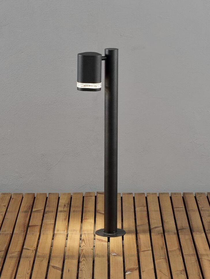 Konstsmide Modena Matt Black Exterior Post Light