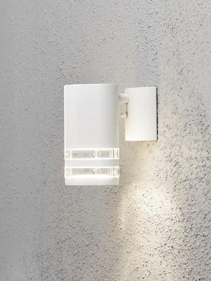 Konstsmide Modena Matt White Downward Exterior Light