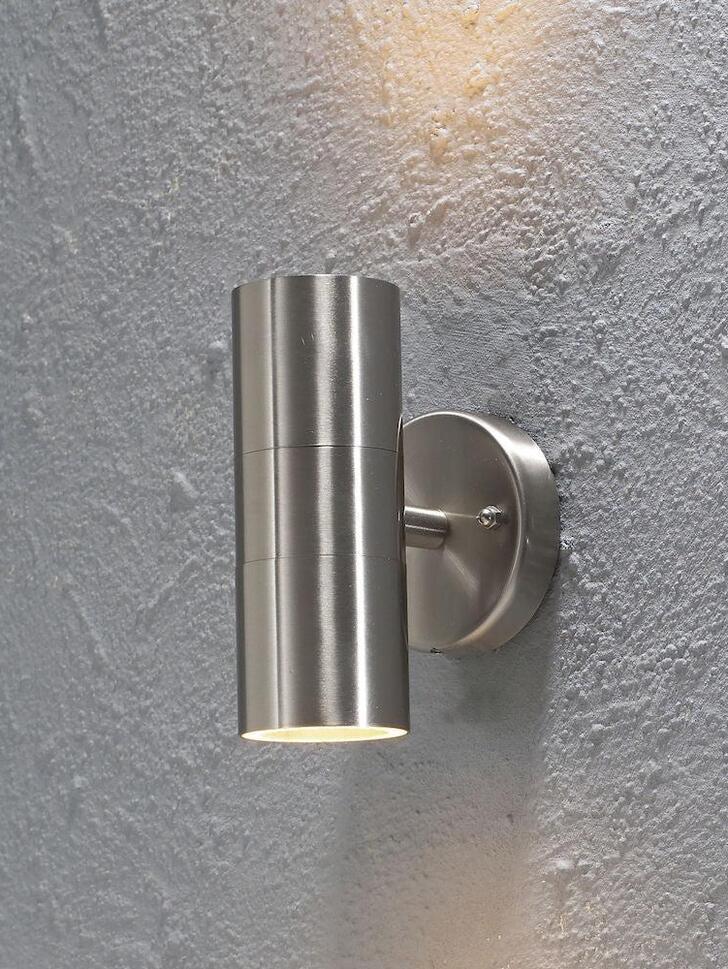 Konstsmide Modena Stainless Steel Up And Down Exterior Wall Light