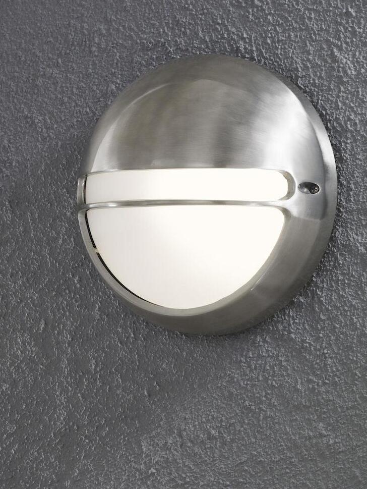 Konstsmide Torino Aluminium Round Exterior Wall Light