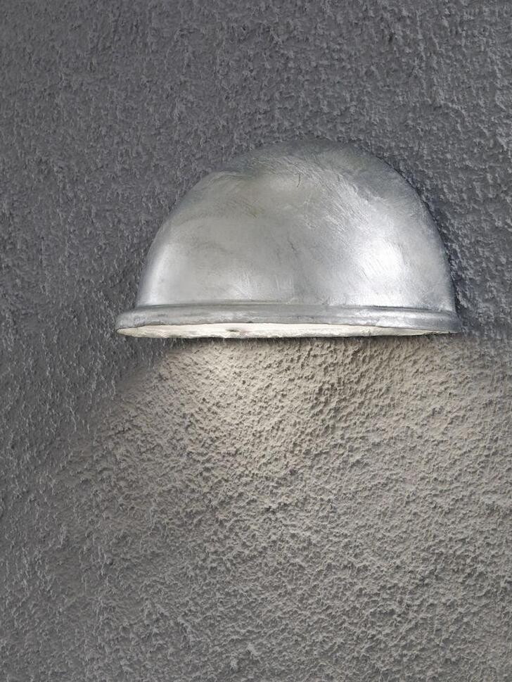 Konstsmide Torino Galvanised Steel Exterior Wall Light