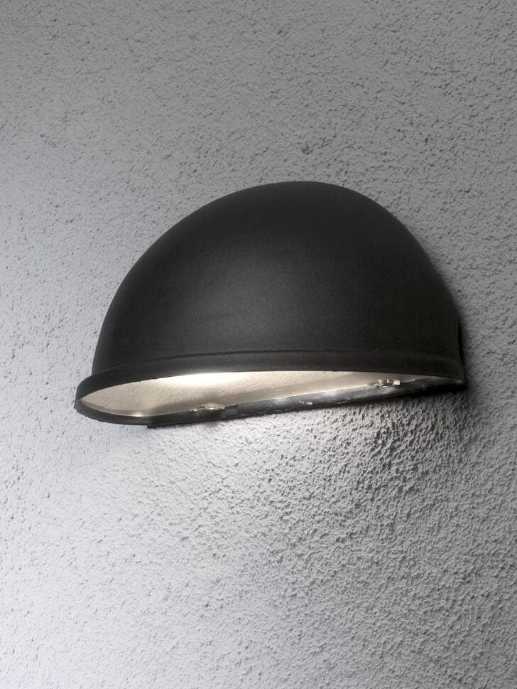 Konstsmide Torino Large Black Exterior Wall Light