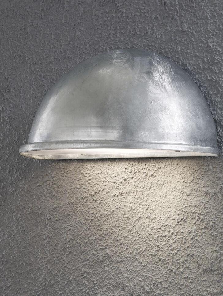 Konstsmide Torino Large Galvanised Steel Exterior Wall Light