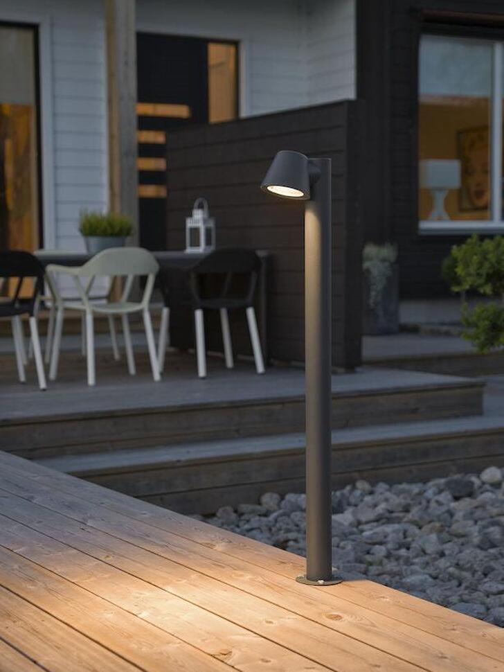 Konstsmide Trieste Anthracite Exterior Post Light