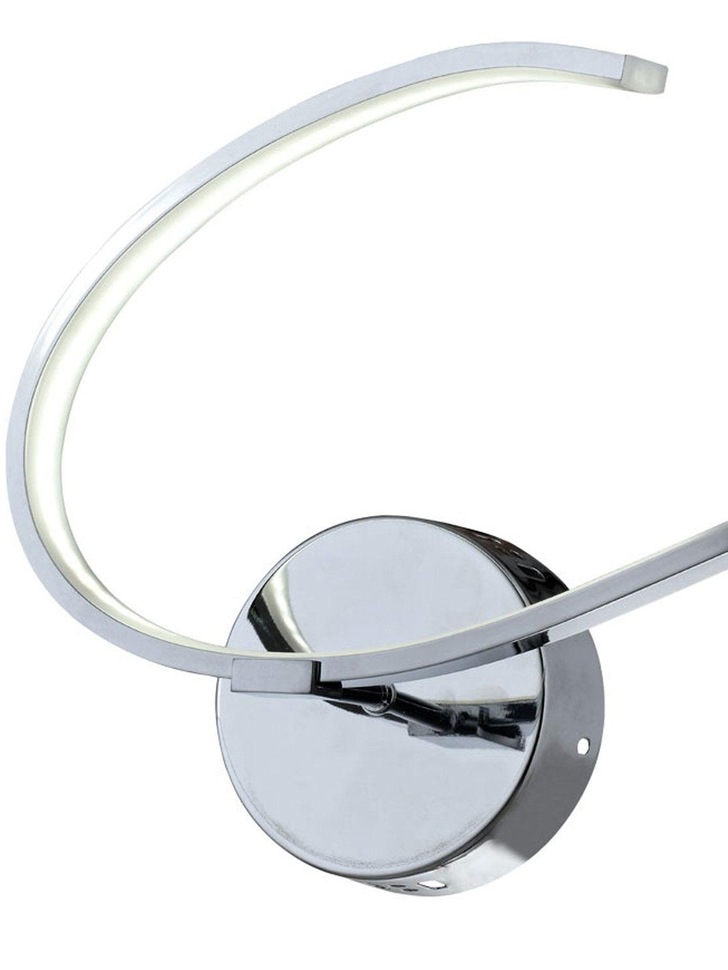 Layla Polished Chrome Led Right Facing Wall Light - 4000K