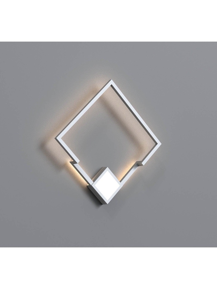 Mantra Boutique LED Medium Square Wall Light White - 3000K