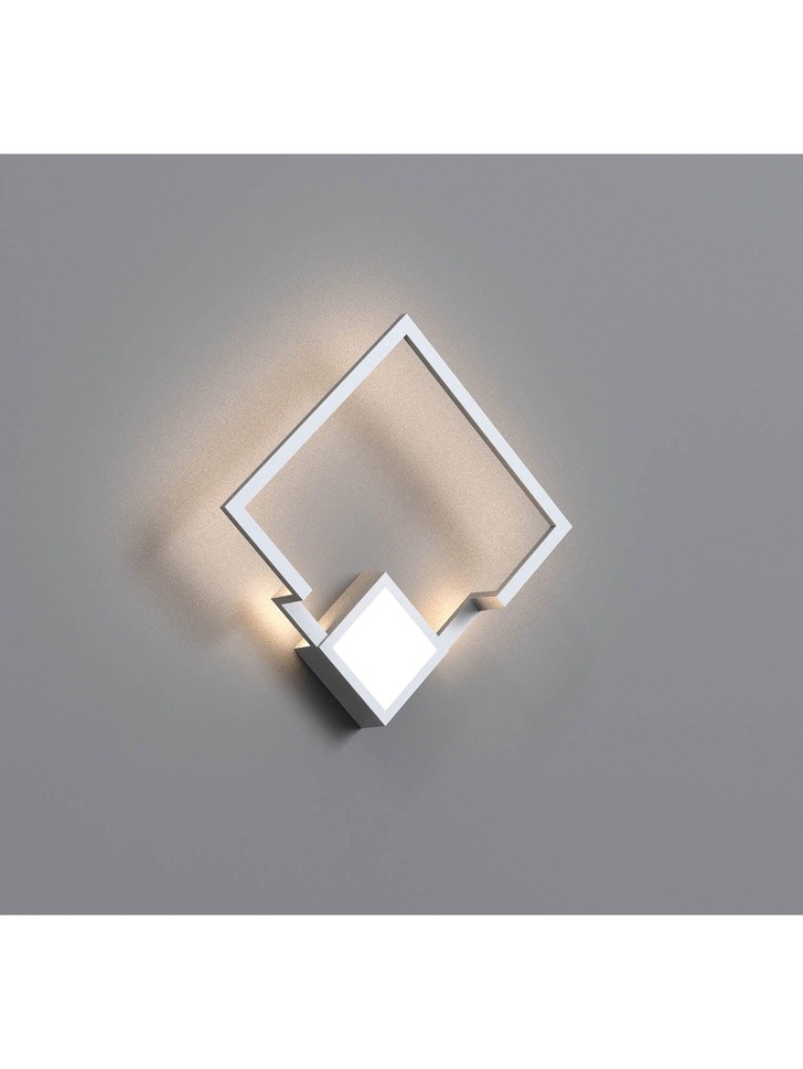 Mantra Boutique LED Small Square Wall Light White - 3000K