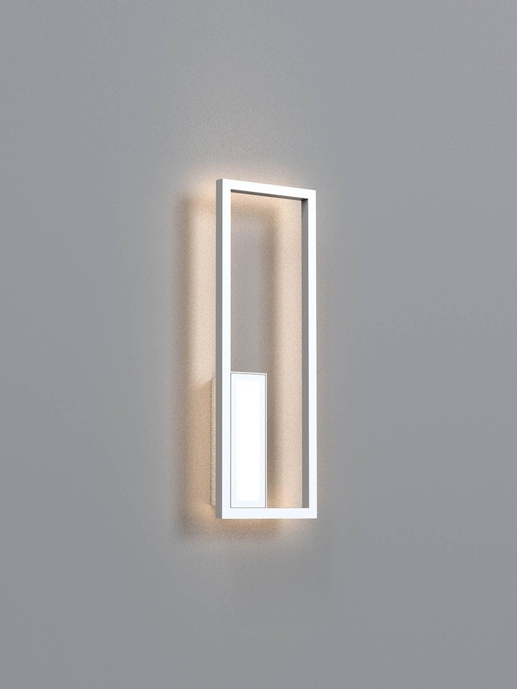 Mantra Boutique Small LED Rectangular Wall Light White - 3000K