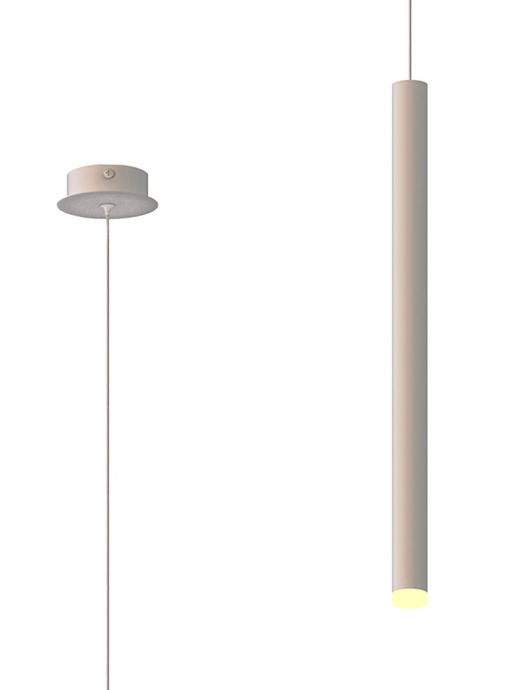 Mantra Cala Single LED Pendant Sand White