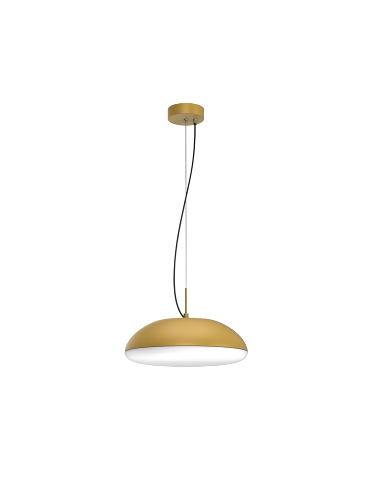 Mantra Kazz Gold 4 Light Ceiling Pendant Complete With White Diffuser