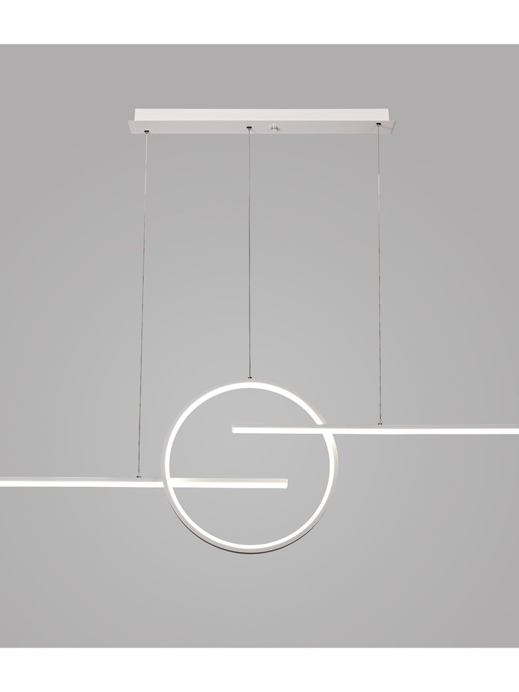 Mantra Kitesurf LED Linear Bar Pendant White - 3000K