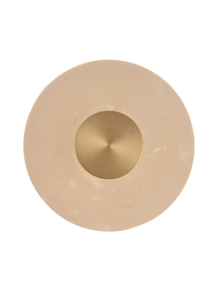 Mantra Venus Gold Round Led Wall Light - 3000K