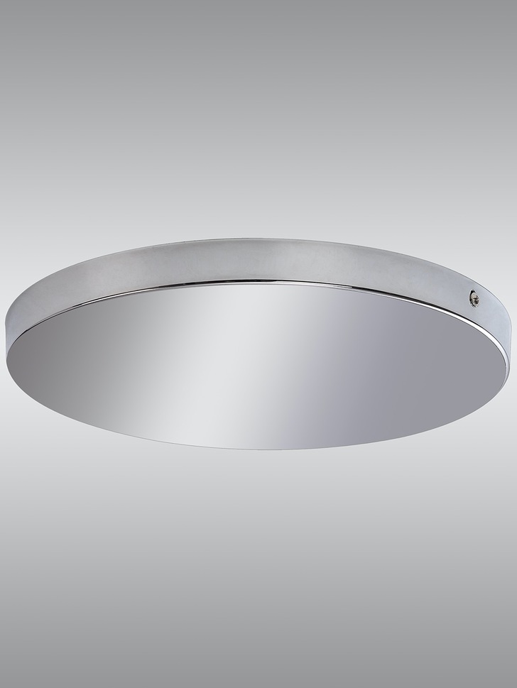 Polished Chrome No Hole Ceiling Plate - 28cm