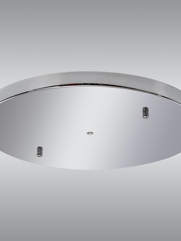 Polished Chrome No Hole Ceiling Plate - 40m