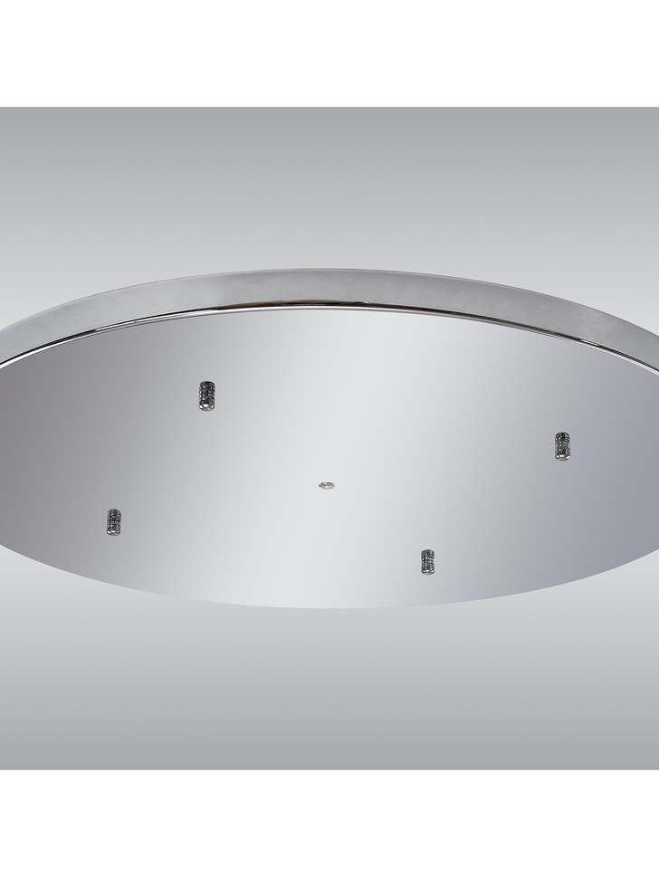 Polished Chrome No Hole Ceiling Plate - 60m