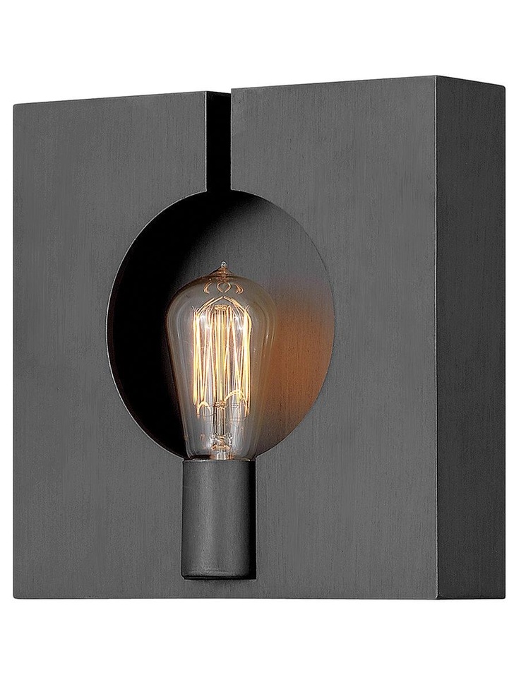 Quintiesse Ludlow 1 Light Wall Light - Brushed Graphite - QN-LUDLOW1GR